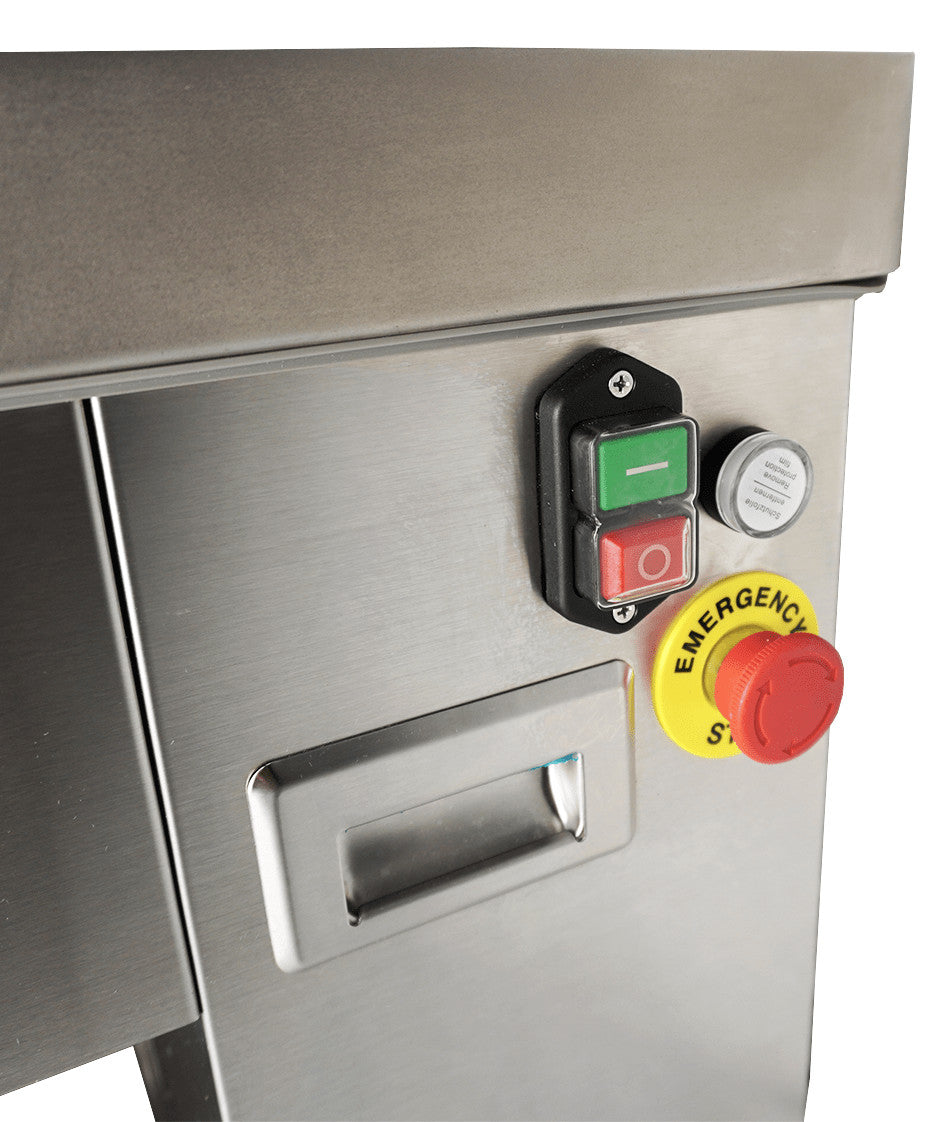 Trancheur à viande 250kg/h 230V - Trancheuse professionnelle - Combisteel
