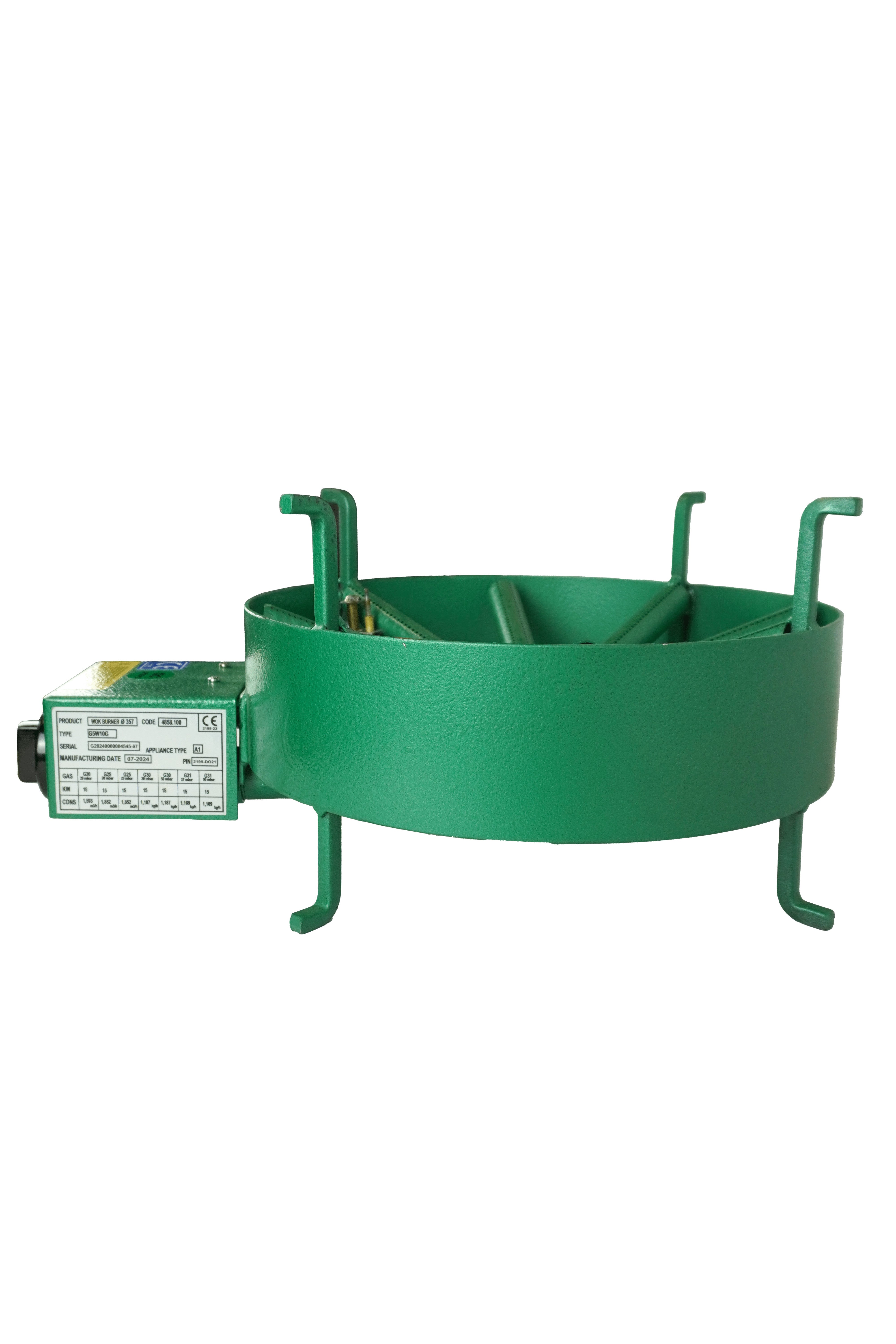 Brûleur à gaz pour wok 15 kw - Combisteel