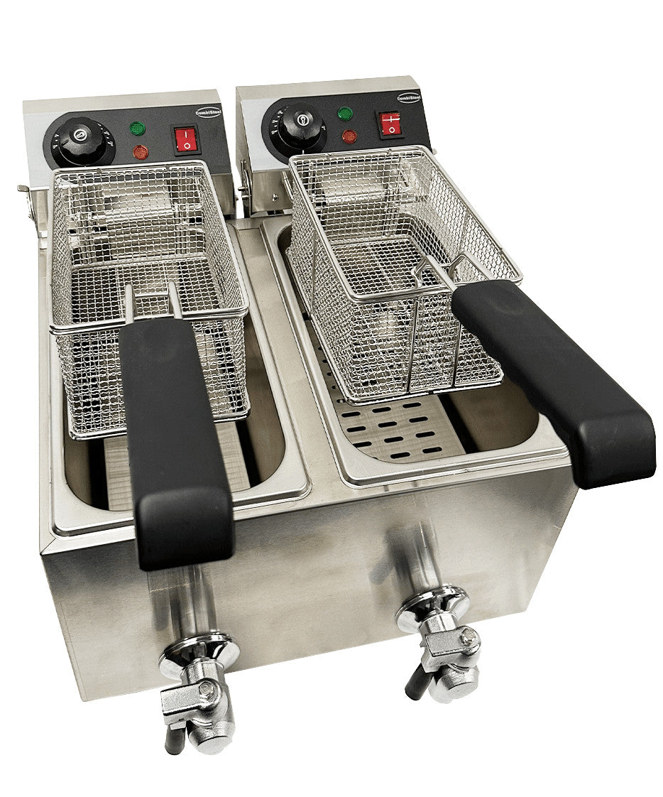 Friteuse électrique de comptoir 2x4 litres - Combisteel