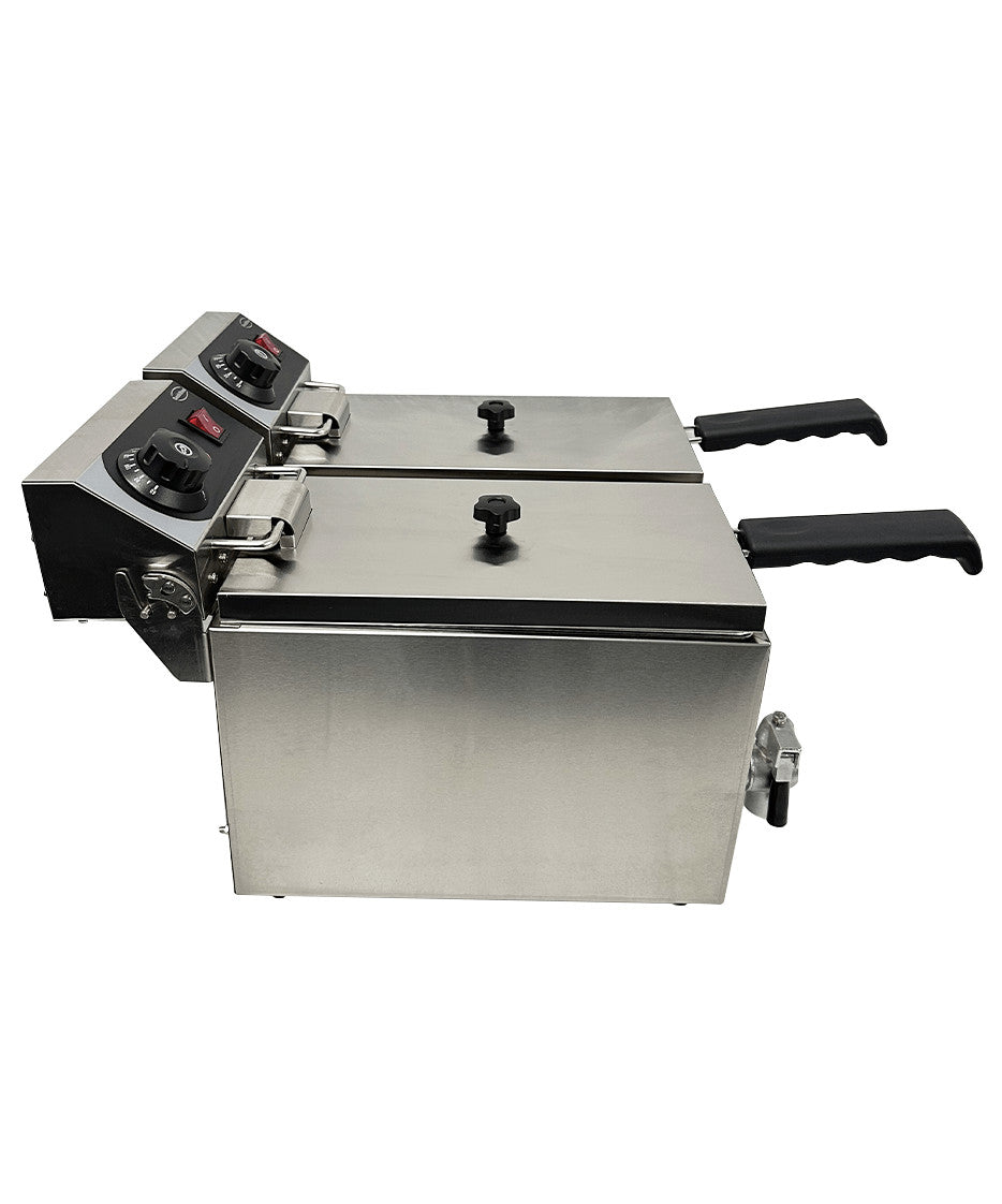 Friteuse électrique de comptoir 2x4 litres - Combisteel