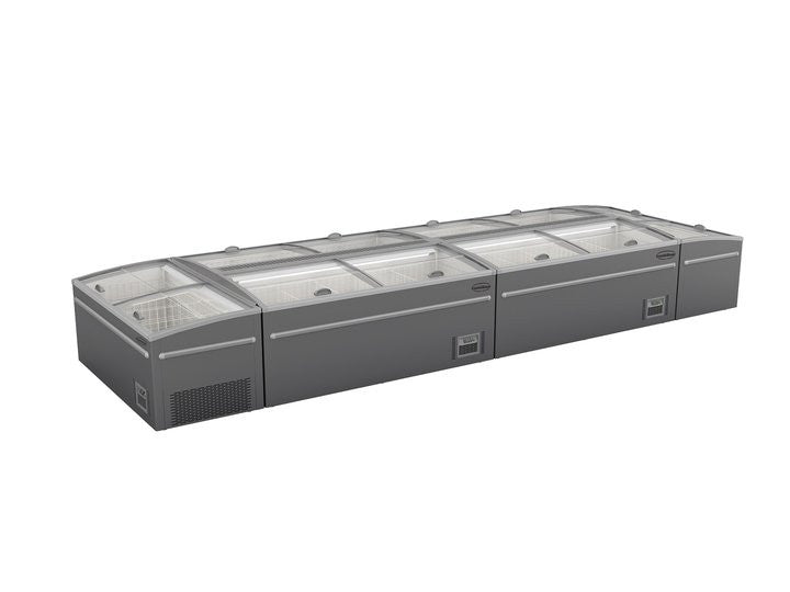 Congélateur coffre de supermarché élément de tête dégivrage automatique - Combisteel