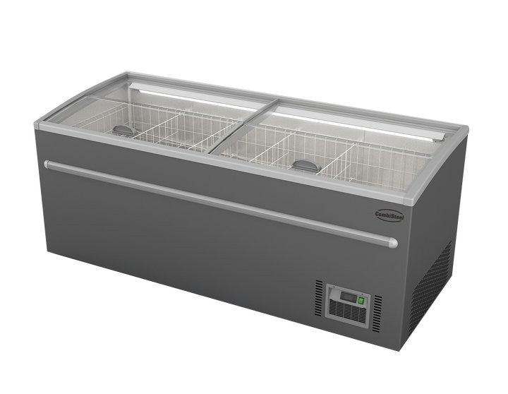 Congélateur bahut pour supermarché gris dégivrage automatique - Réfrigération - Combisteel