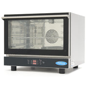 Four vapeur combiné - 4 plateaux GN 1/1 - 400V 600x600x580 mm 4 L 5800 W Maxima - Four mixte professionnel CHR - matériel cuisine pro - Cuistéo