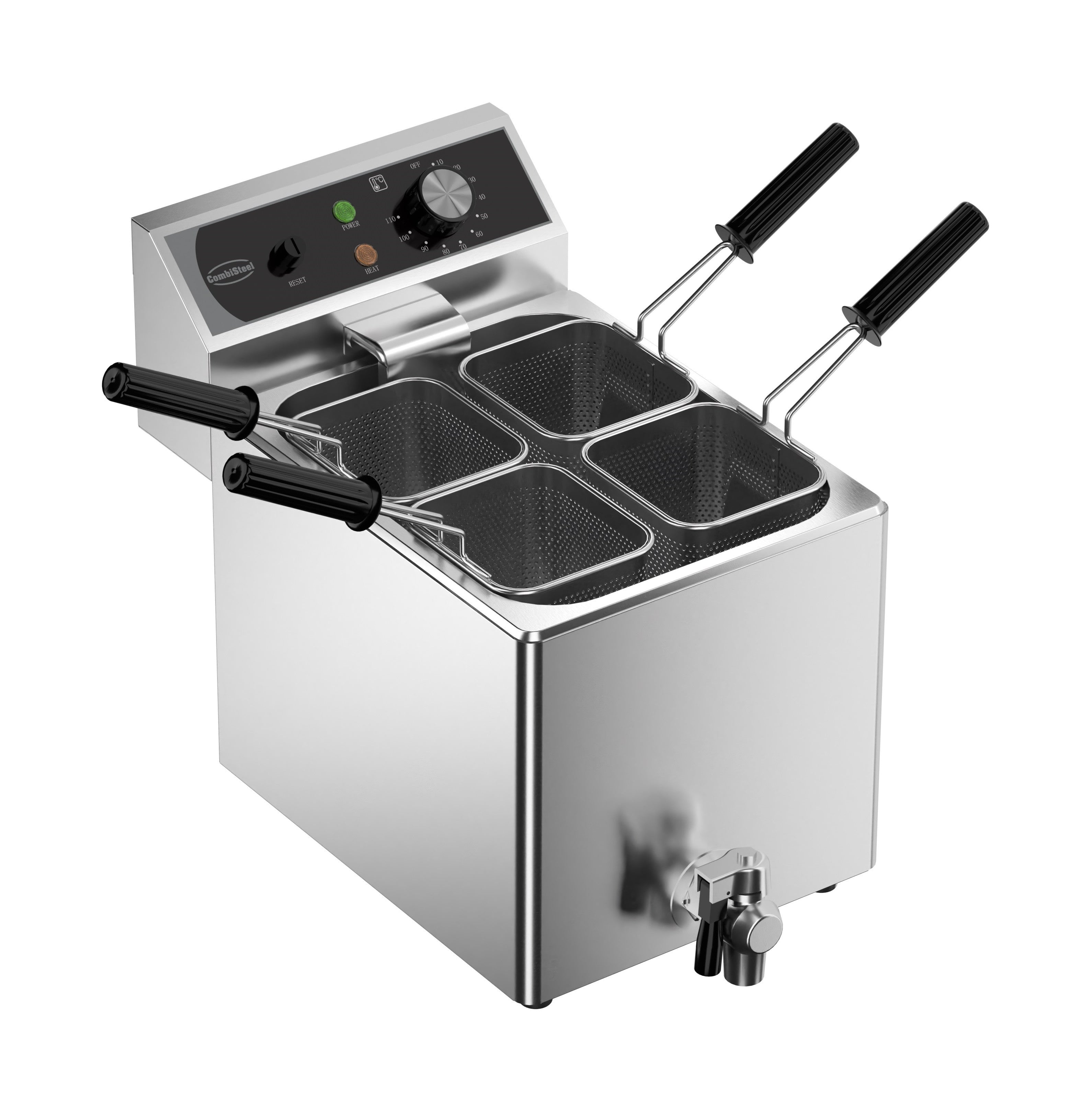 Cuiseur à pâte 8 litres avec paniers 550x470 mm Combisteel - vue 3 - Cuiseur à Pâtes pro CHR - Cuistéo