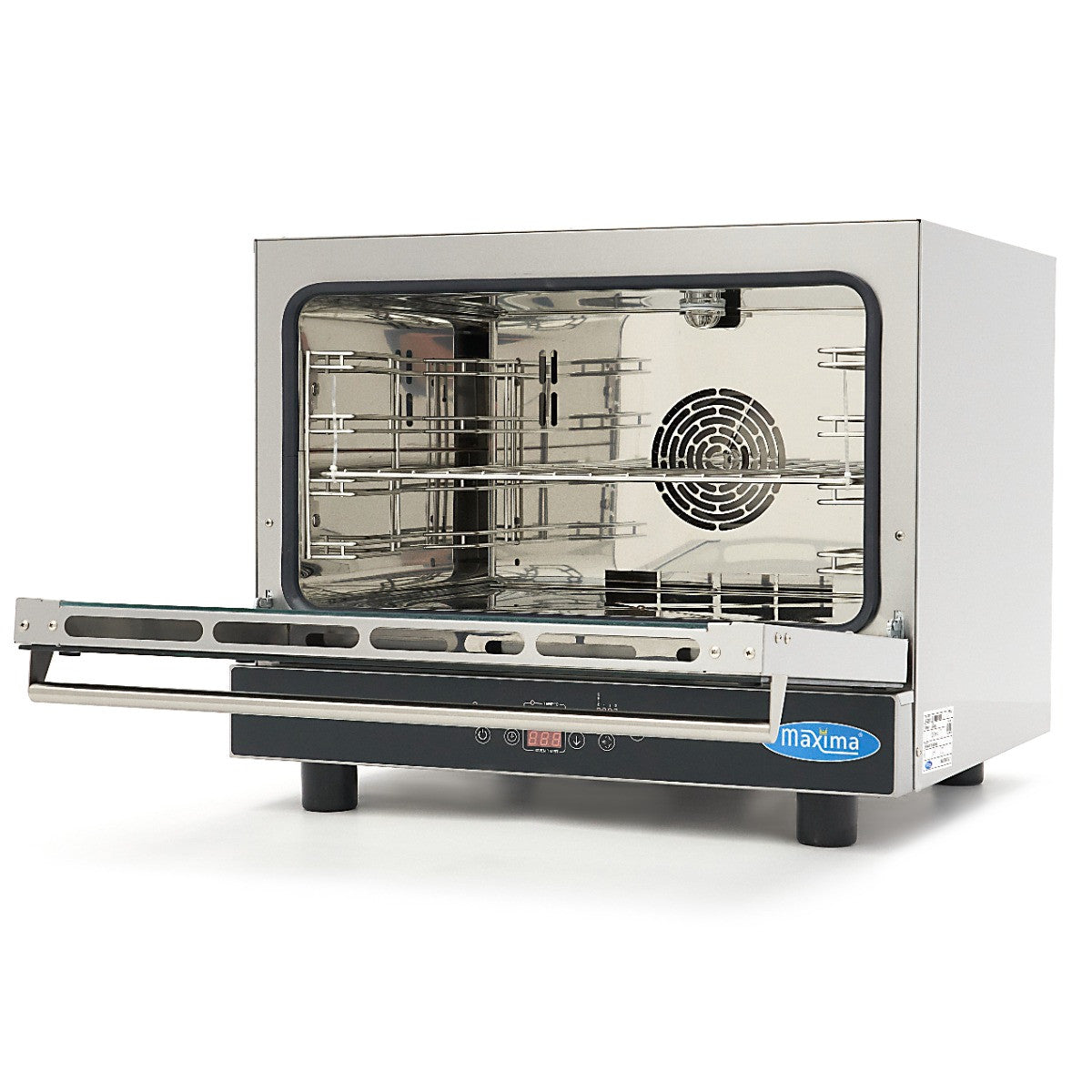 Four vapeur combiné - 4 plateaux GN 1/1 - 400V 600x600x580 mm 4 L 5800 W Maxima - vue 5 - Four mixte pro CHR - Cuistéo