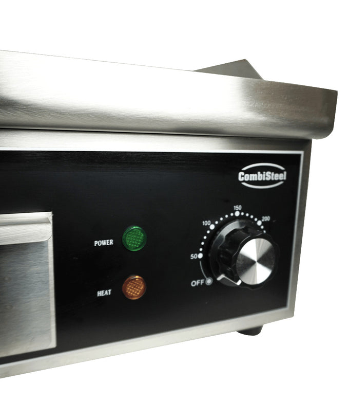 Plancha électrique rainurée 2 Kw 360x450 mm Combisteel - vue 9 - Plancha électrique pro CHR - Cuistéo