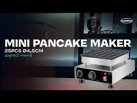 Appareil pour crêpes hollandaise / Poffertjes 25 pièces - Cuisine Festive - Combisteel