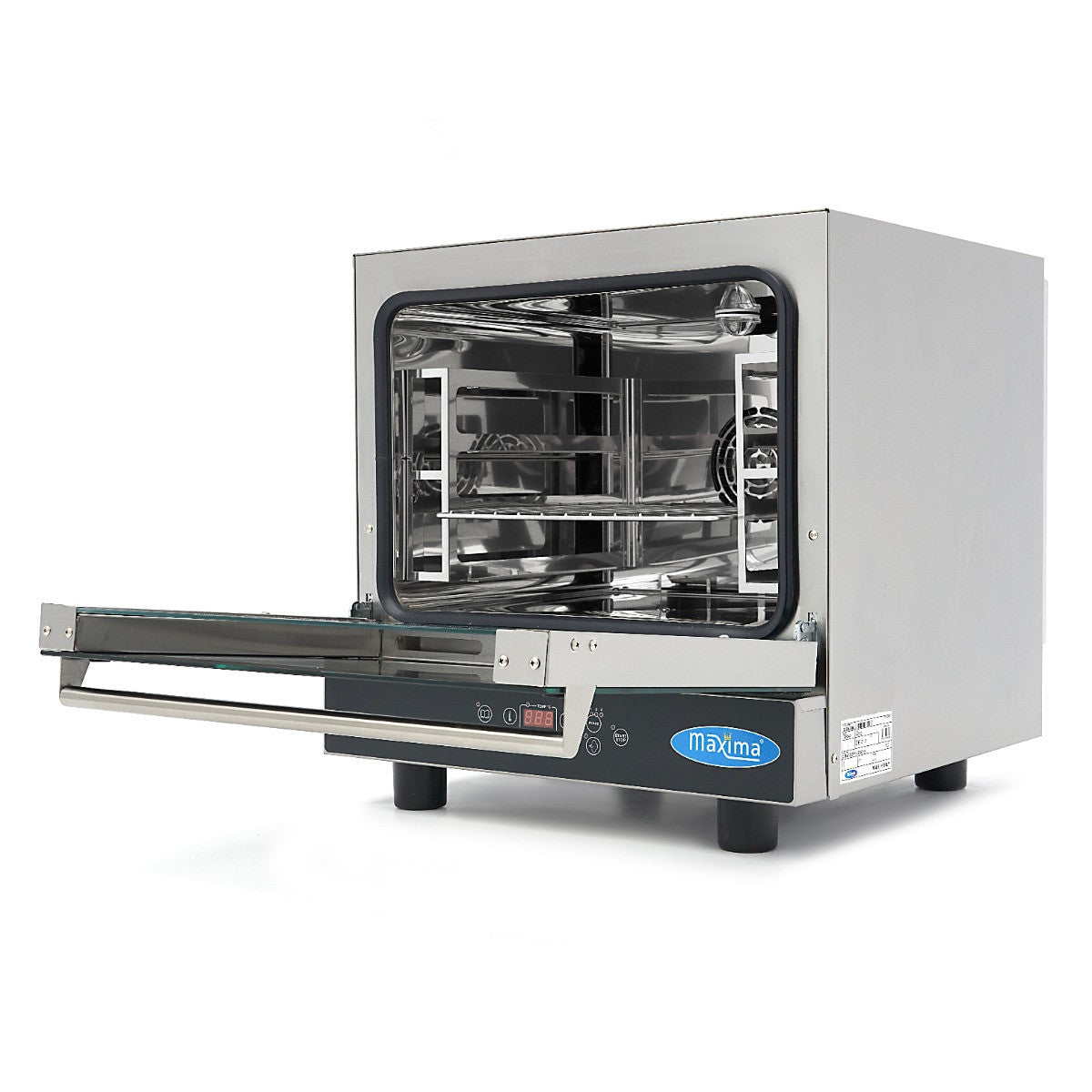 Four à vapeur combiné professionnel 4 x GN 2/3 - Écran digital - Idéal pour cuisines CHR 600x600x580 mm 4 L 3300 W Maxima - vue 5 - Four mixte pro CHR - Cuistéo