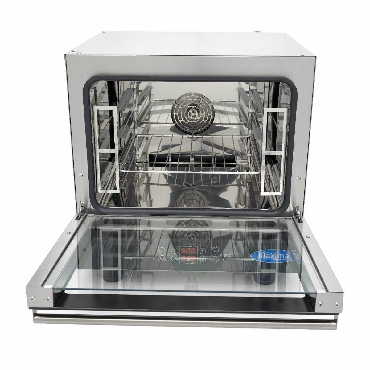 Four à vapeur combiné professionnel 4 x GN 2/3 - Écran digital - Idéal pour cuisines CHR 600x600x580 mm 4 L 3300 W Maxima - vue 6 - Four mixte pro CHR - Cuistéo