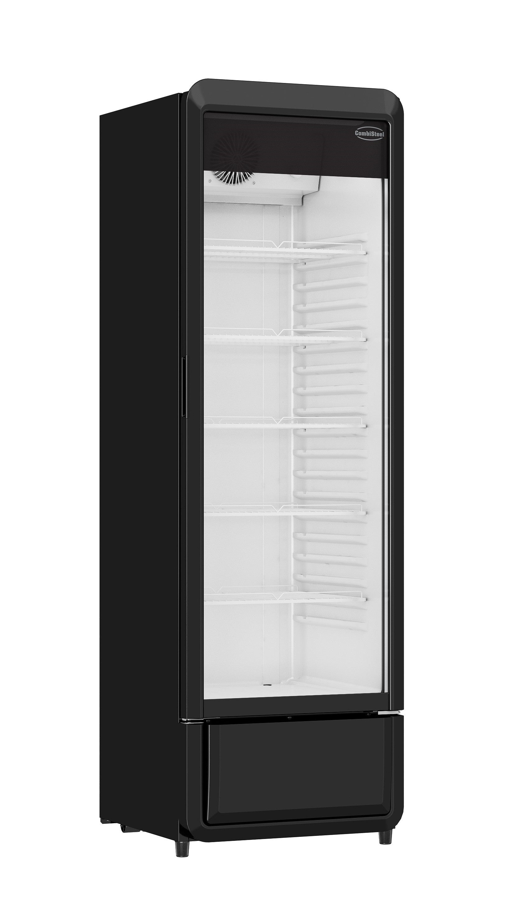 Réfrigérateur vitré 258L température +1°C à +10°C 5 grilles éclairage LED - Combisteel