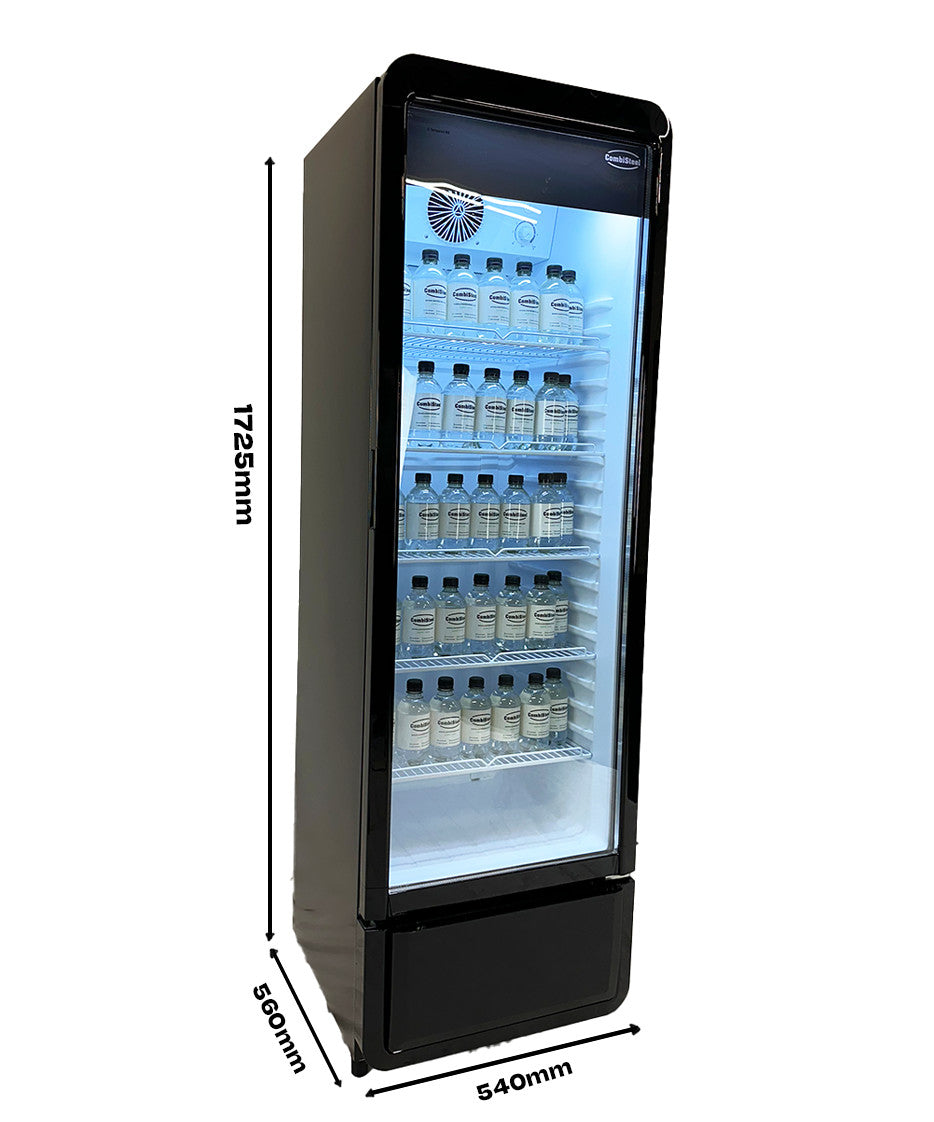 Armoire réfrigérée vitré 258L température +1°C à +10°C 5 grilles éclairage LED - Armoire réfrigérée - Combisteel