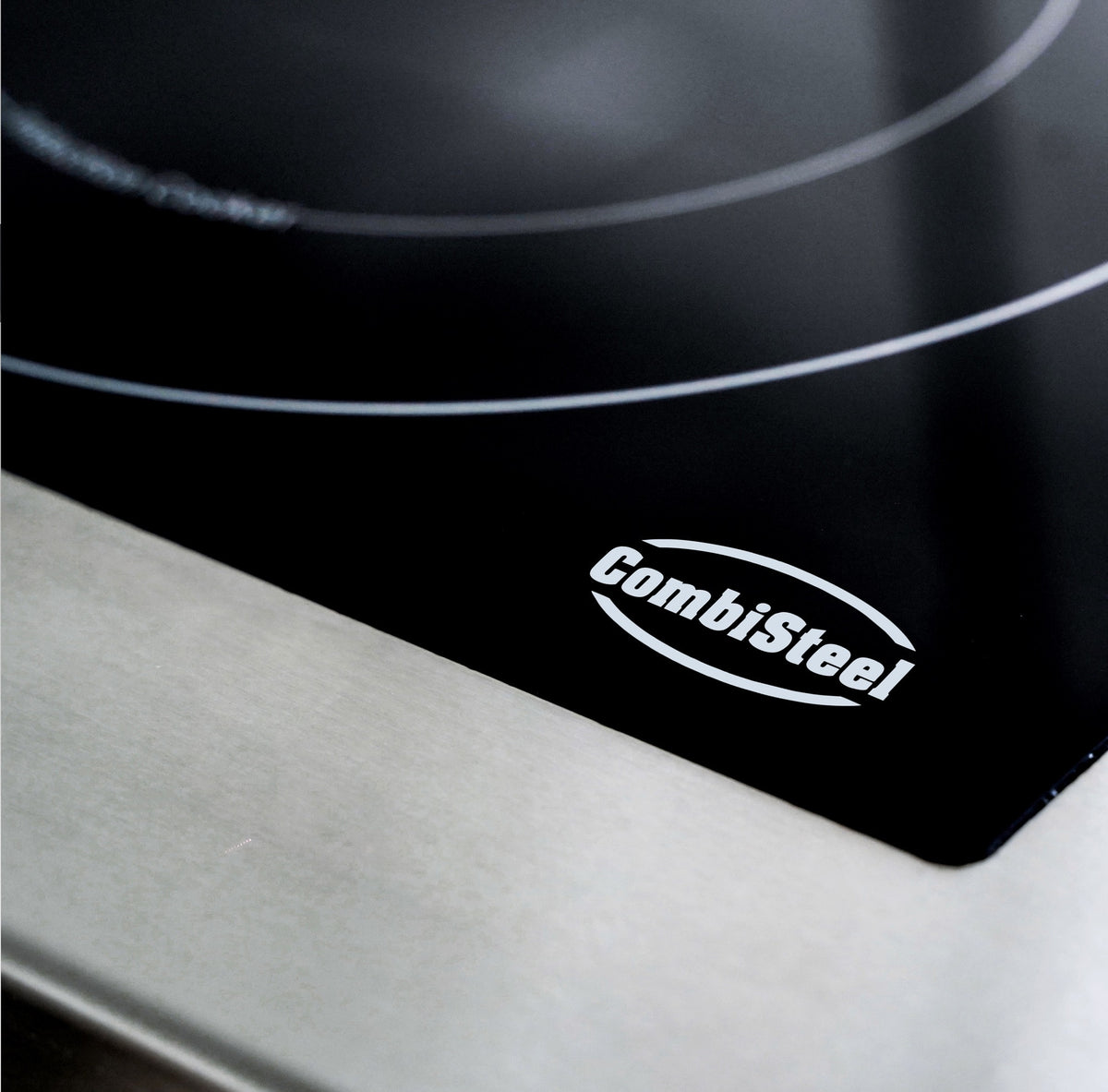 Cuisinière à induction 2 feux sur meuble inox 400x700 mm 7 kW Combisteel - vue 12 - Four mixte pro CHR - Cuistéo