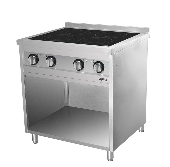 Fourneau électrique sur meuble inox 800x700 mm 14 kW Combisteel - vue 6 - Four mixte pro CHR - Cuistéo