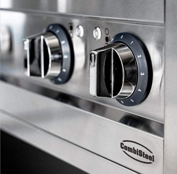 Fourneau électrique sur meuble inox 800x700 mm 14 kW Combisteel - vue 9 - Four mixte pro CHR - Cuistéo