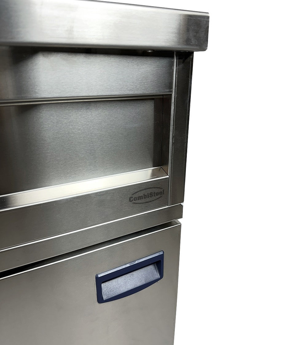 Elément neutre simple 400x700x920 mm Combisteel - vue 6 - Table inox avec étagère pro CHR - Cuistéo