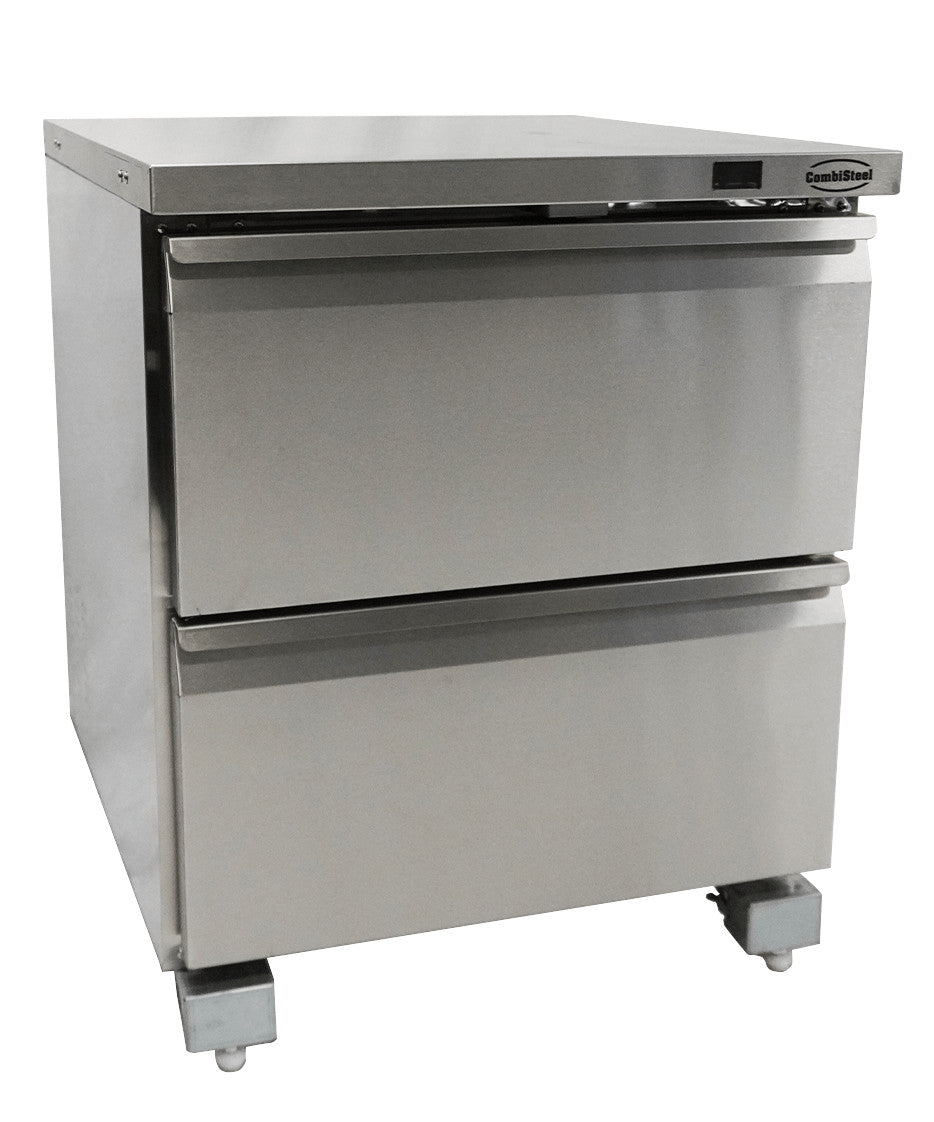 Réfrigérateur et congélateur 2 tiroirs 705x785x850 mm 185 L 0.25 kW Combisteel - vue 3 - Réfrigération pro CHR - Cuistéo