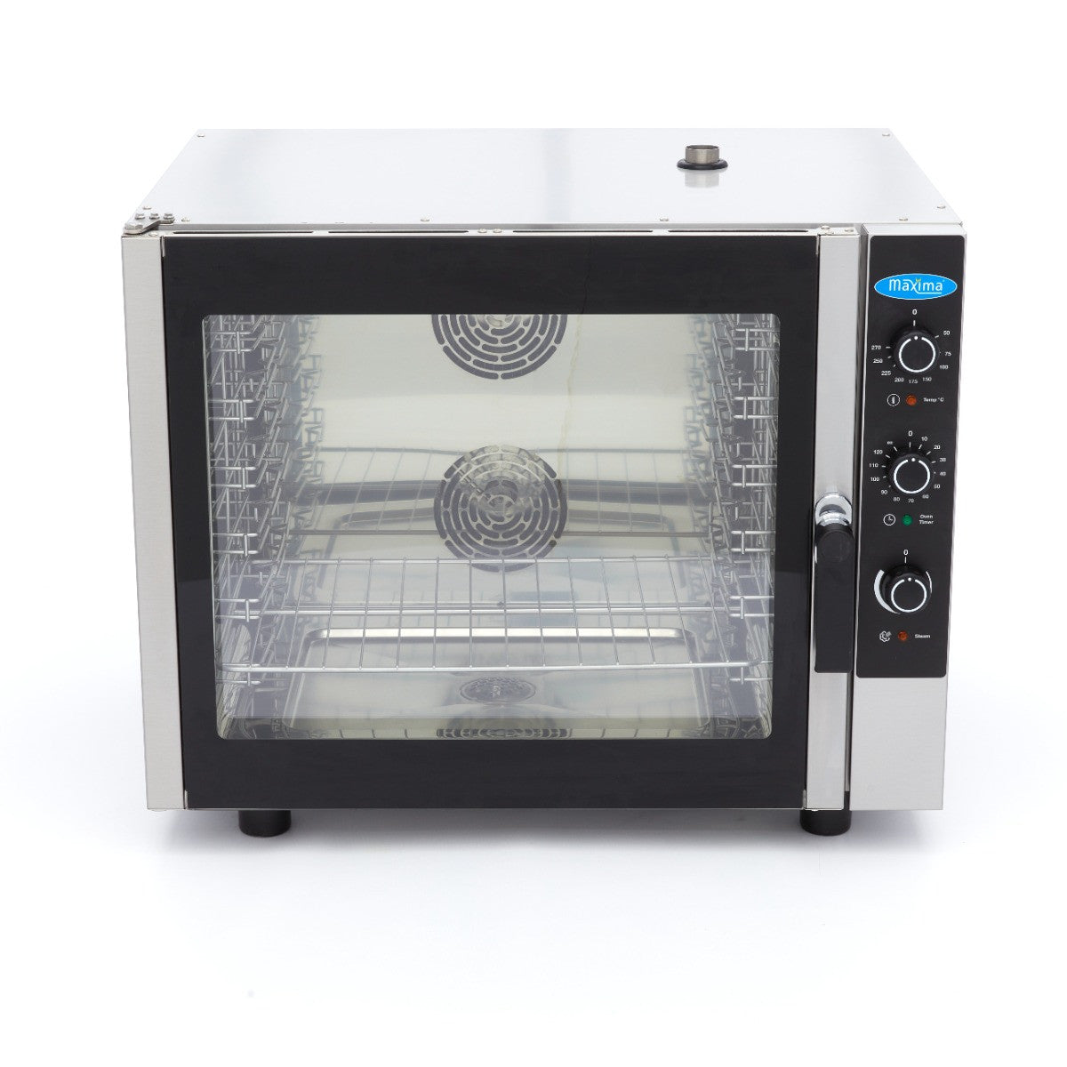 Four à vapeur combiné 6 plateaux GN 1/1 - 400V Analogique - Cuisson vapeur et chaleur 870x786x712 mm 6 L 7900 W Maxima - vue 2 - Four mixte pro CHR - Cuistéo