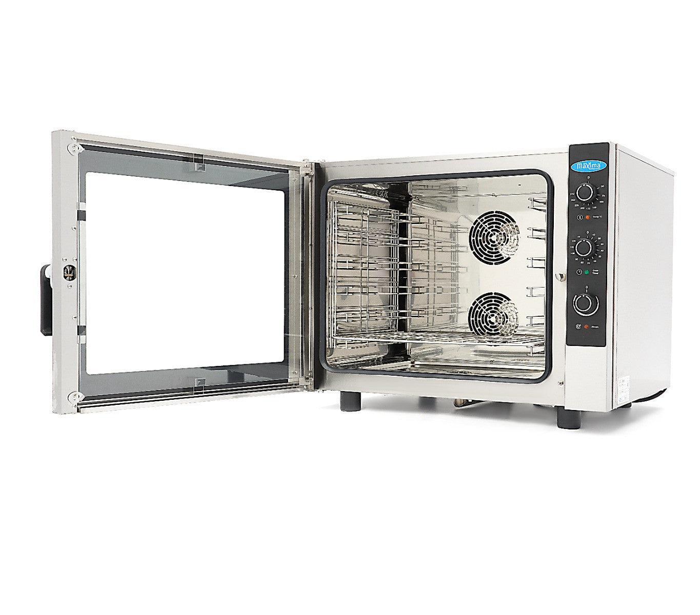 Four à vapeur combiné 6 plateaux GN 1/1 - 400V Analogique - Cuisson vapeur et chaleur 870x786x712 mm 6 L 7900 W Maxima - vue 5 - Four mixte pro CHR - Cuistéo