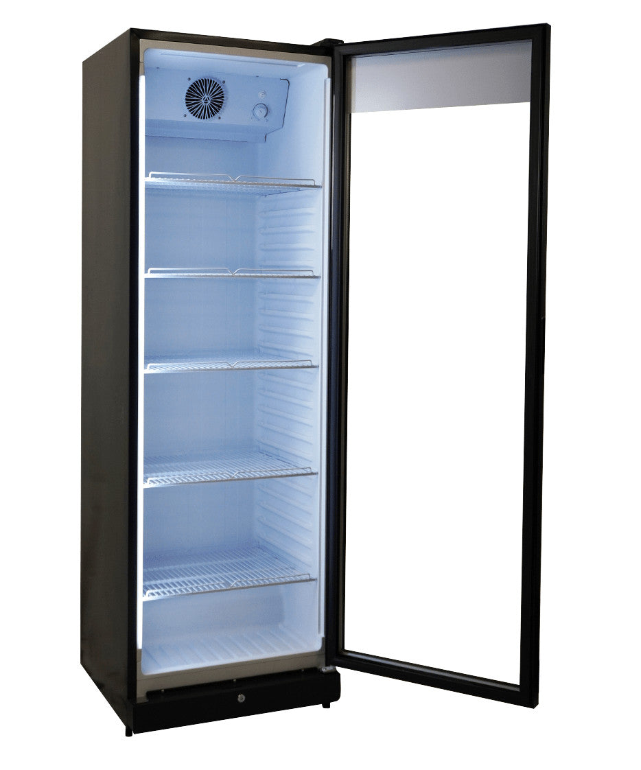 Réfrigérateur noir porte en verre PIB 360R Température +1/+9 354 l Combisteel - vue 6 - Frigo professionnel vitré pro CHR - Cuistéo