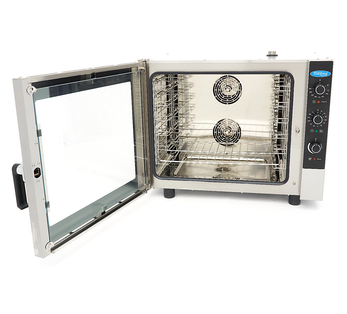 Four à vapeur combiné 6 plateaux GN 1/1 - 400V Analogique - Cuisson vapeur et chaleur 870x786x712 mm 6 L 7900 W Maxima - vue 6 - Four mixte pro CHR - Cuistéo