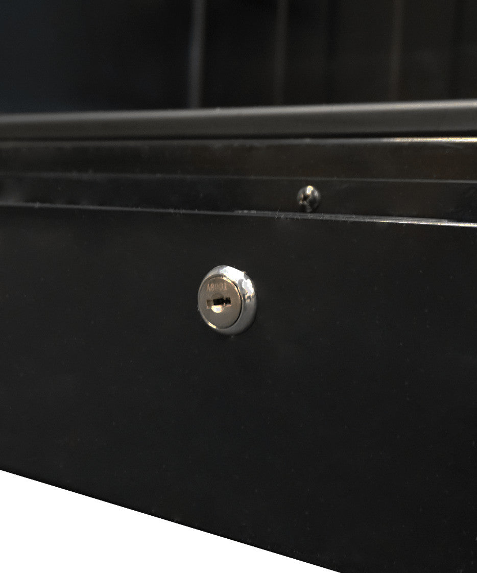 Réfrigérateur SVE 450 BLC 1 porte verre noir avec canopy 400 litres Positif Combisteel - vue 7 - Armoire à boissons pro CHR - Cuistéo
