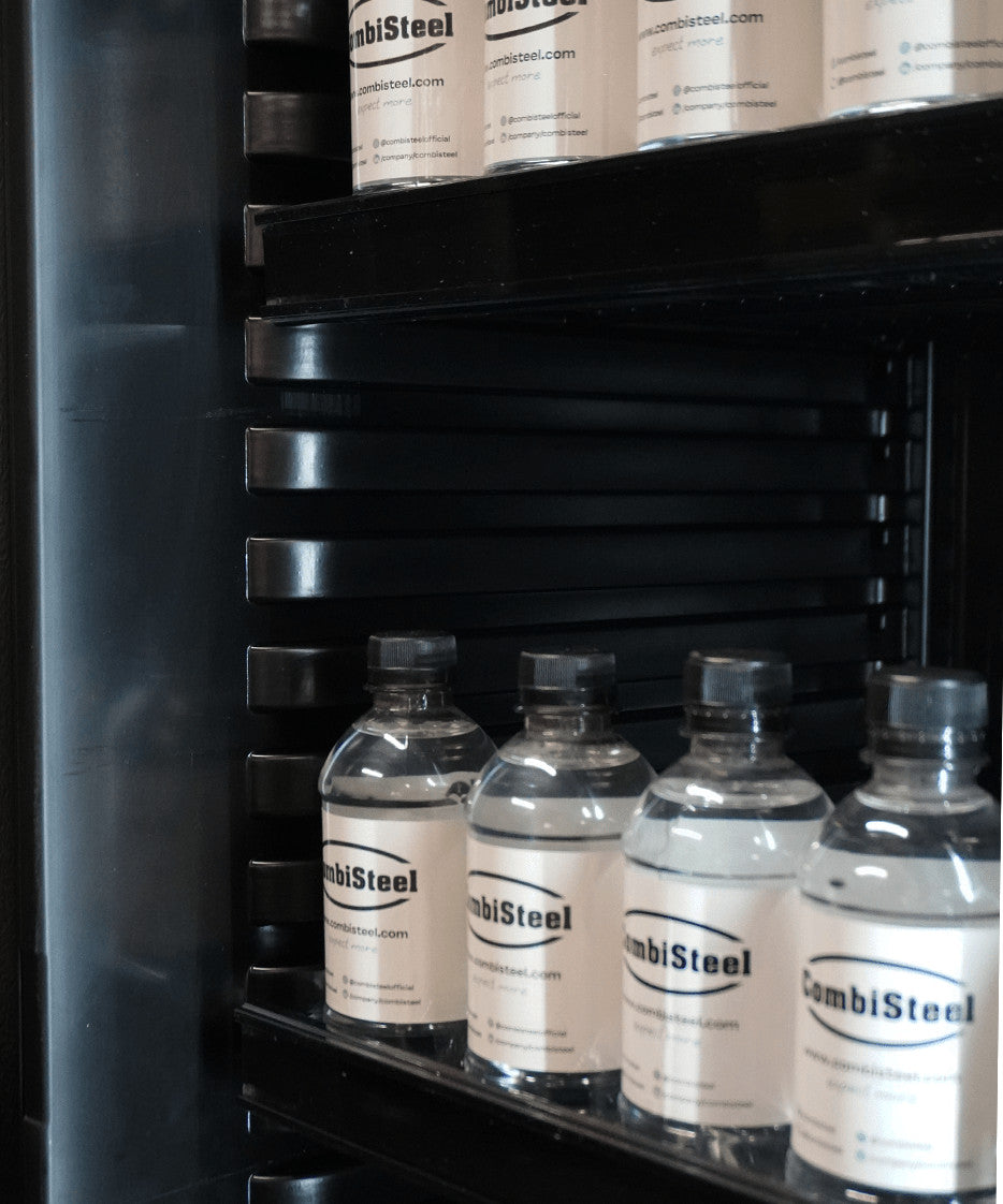 Réfrigérateur SVE 450 BLC 1 porte verre noir avec canopy 400 litres Positif Combisteel - vue 9 - Armoire à boissons pro CHR - Cuistéo
