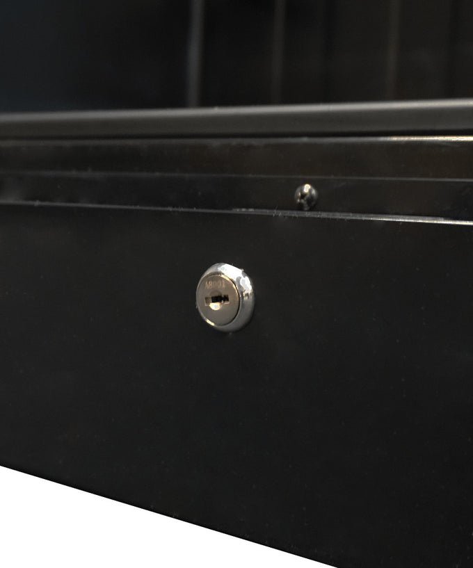 Armoire réfrigérée positive SVE 450 noir 1 porte en verre 400 litres Combisteel - vue 9 - Frigo professionnel vitré pro CHR - Cuistéo