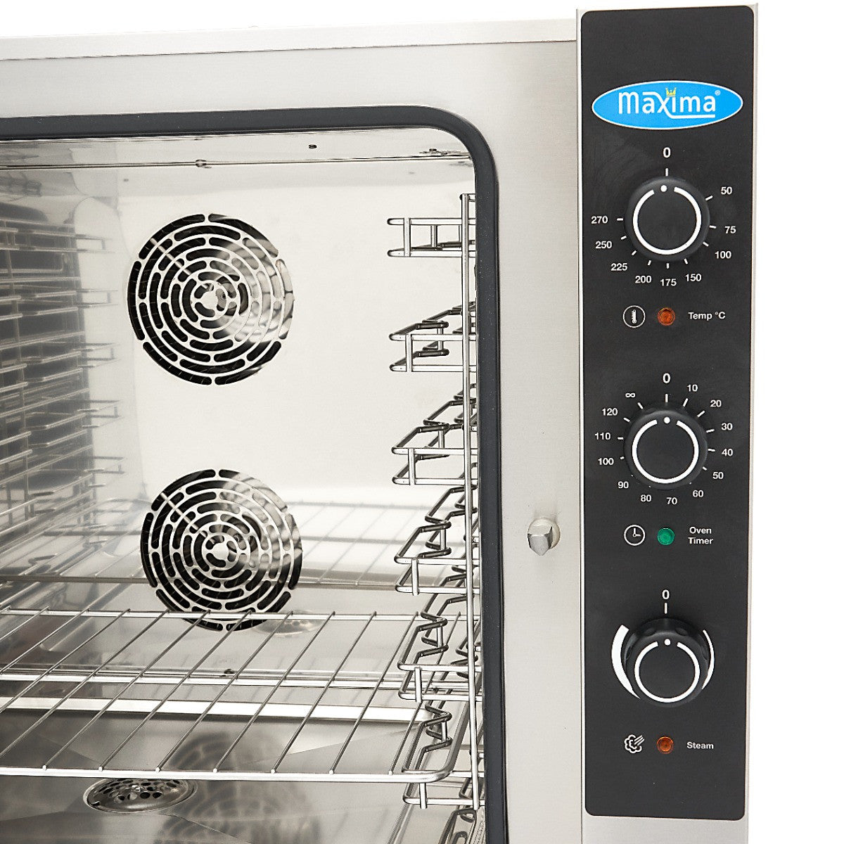Four à vapeur combiné 6 plateaux GN 1/1 - 400V Analogique - Cuisson vapeur et chaleur 870x786x712 mm 6 L 7900 W Maxima - vue 8 - Four mixte pro CHR - Cuistéo