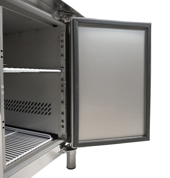 Table réfrigérée positive 4 portes Energy line Inox 2230x700x860 mm 393 l Combisteel - vue 7 - Table réfrigérée positive pro CHR - Cuistéo