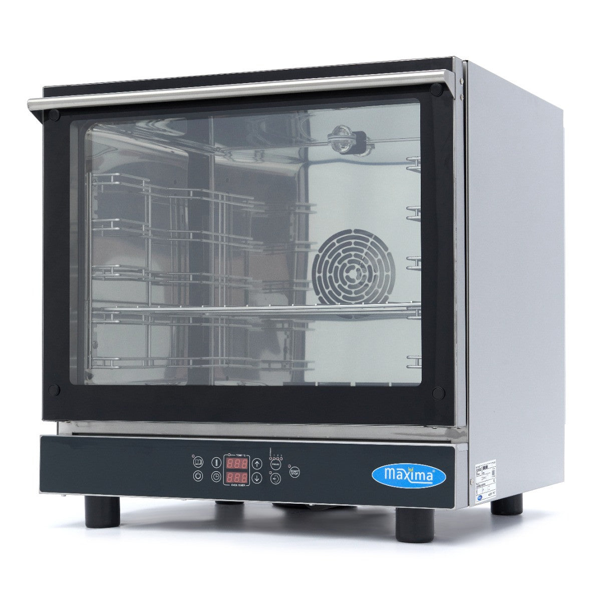 Four mixte vapeur - 5 plaques (1/1 GN / 60 x 40 cm) - Écran digital - 400V 5 L 5800 W Maxima - Four mixte professionnel CHR - matériel cuisine pro - Cuistéo