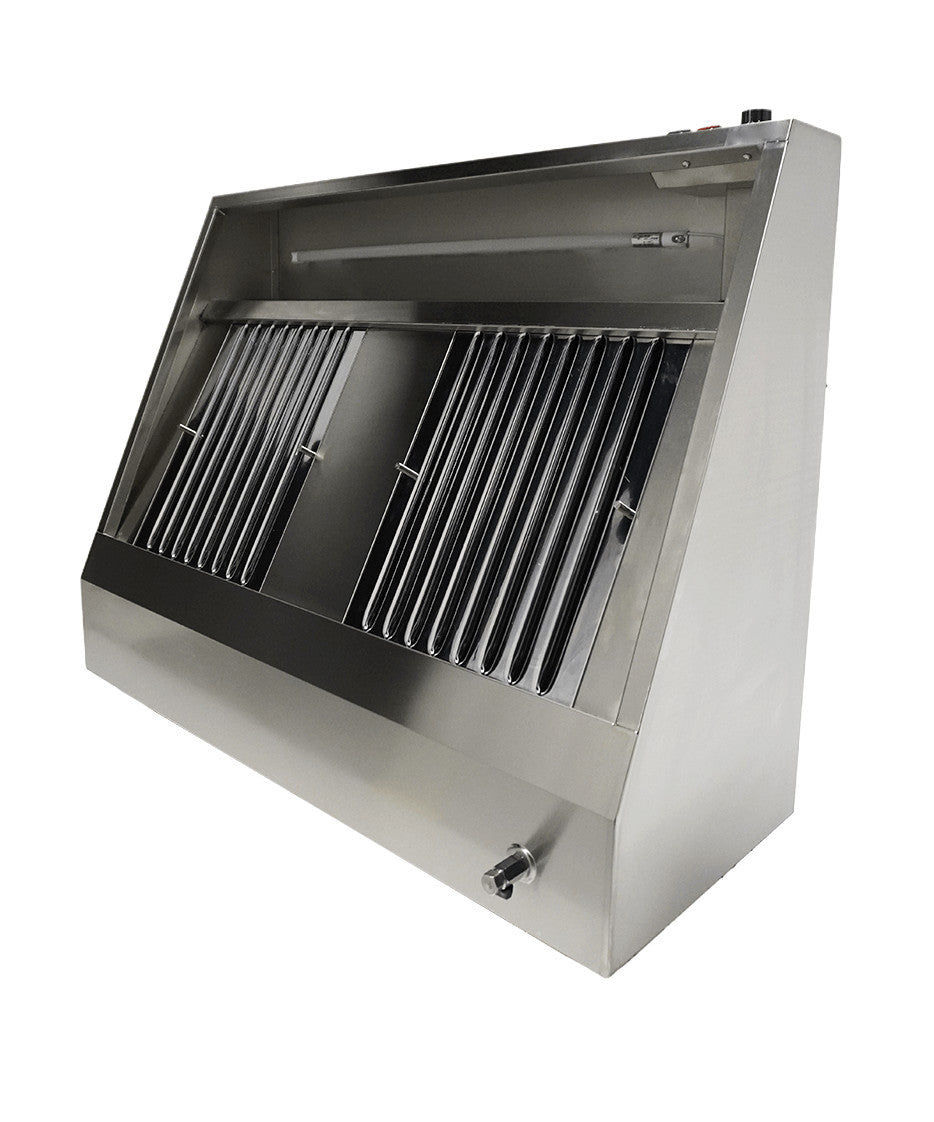 Hotte murale avec moteur 1200 Profondeur 900 2000 m3 d'air/heure Combisteel - vue 6 - Hotte Aspirante pro CHR - Cuistéo
