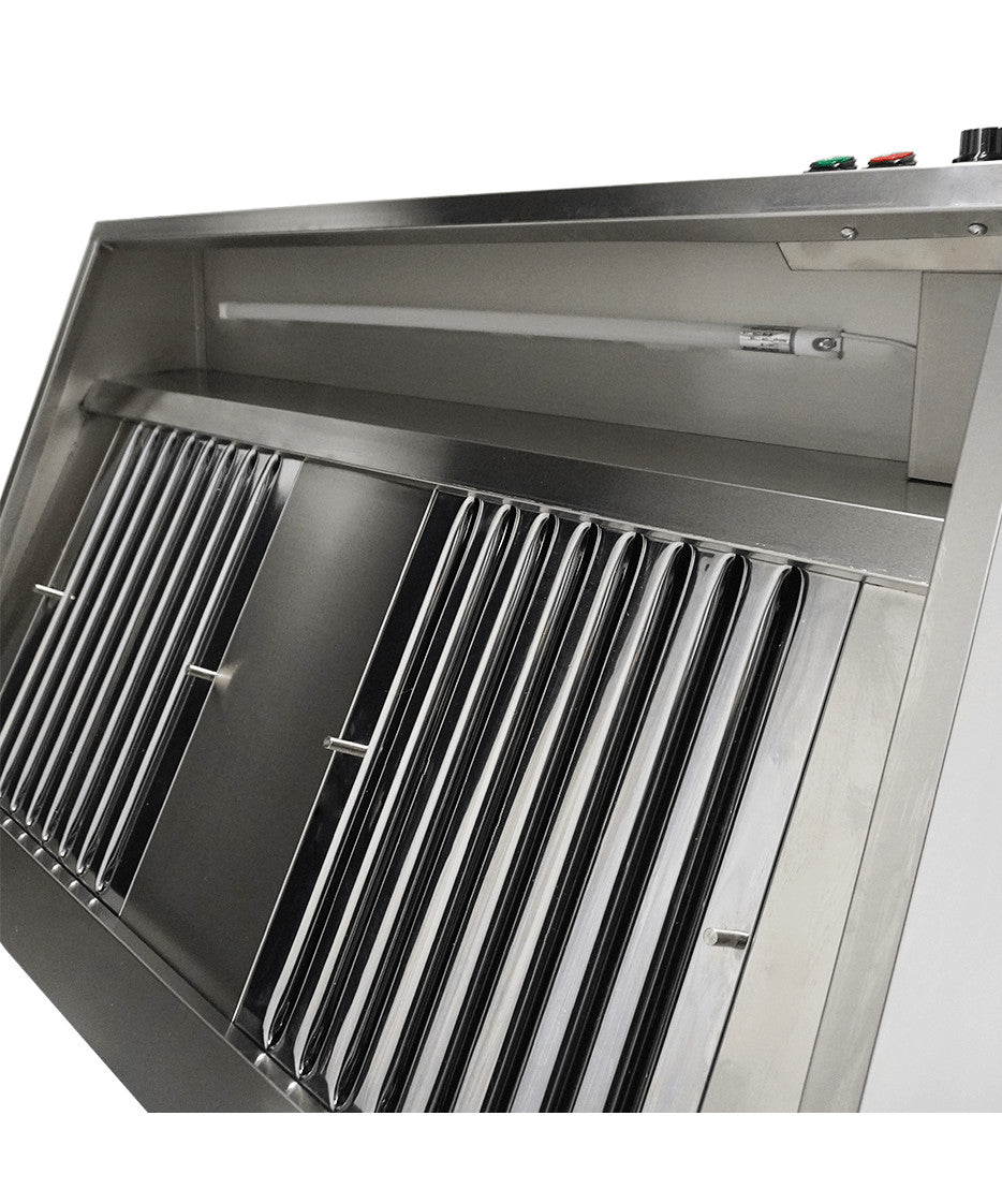 Hotte murale avec moteur 1200 Profondeur 900 2000 m3 d'air/heure Combisteel - vue 7 - Hotte Aspirante pro CHR - Cuistéo
