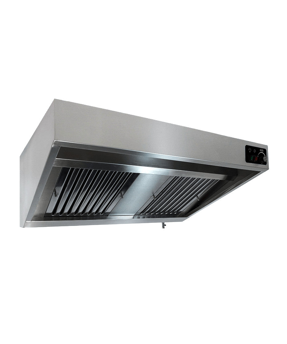 Hotte murale avec moteur 1200 Profondeur 900 2000 m3 d'air/heure Combisteel - vue 8 - Hotte Aspirante pro CHR - Cuistéo