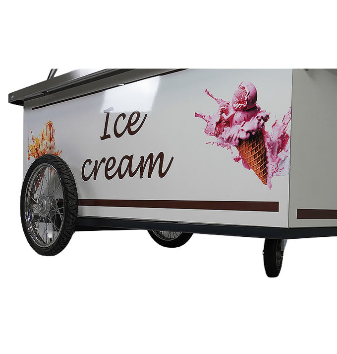 Chariot à glace mobile Rhodos 9x5 litres 354 l Combisteel - vue 7 - Vitrine à Glace pro CHR - Cuistéo