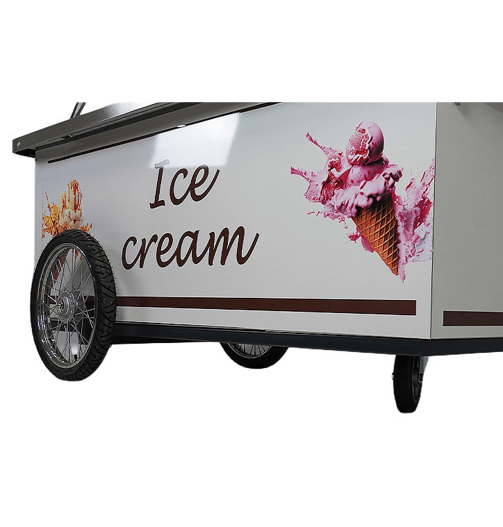 Chariot à glace mobile Rhodos 9x5 litres 354 l Combisteel - vue 7 - Vitrine à Glace pro CHR - Cuistéo