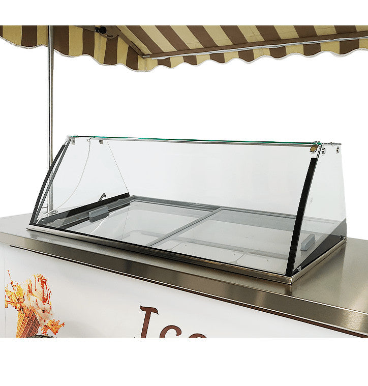 Chariot à glace mobile Rhodos 9x5 litres 354 l Combisteel - vue 10 - Vitrine à Glace pro CHR - Cuistéo