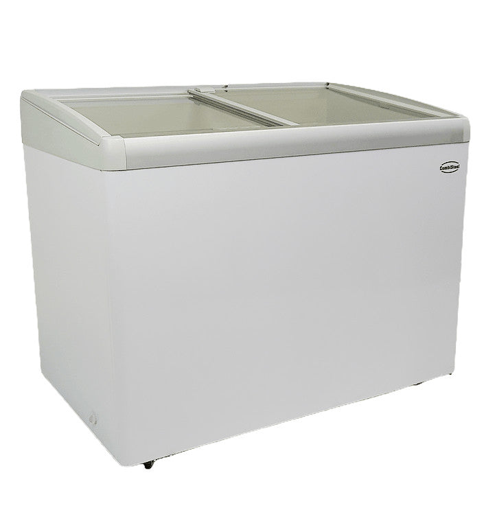 Congélateur bahut couvercle en verre lotte Blanc 1034mm 336 l Combisteel - vue 6 - Congélateur Vitré pro CHR - Cuistéo