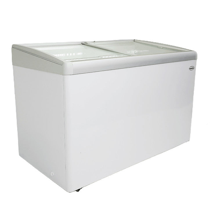 Congélateur bahut couvercle en verre lotte Blanc 1234mm 396 l Combisteel - vue 6 - Congélateur Vitré pro CHR - Cuistéo