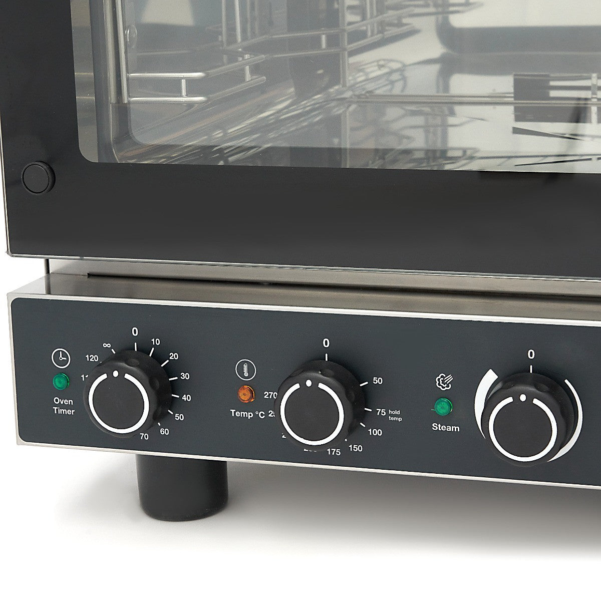 Four mixte vapeur - 4 plateaux (1/1 GN / 60 x 40cm) - Analogique - 400V 4 L 5800 W Maxima - vue 8 - Four mixte pro CHR - Cuistéo