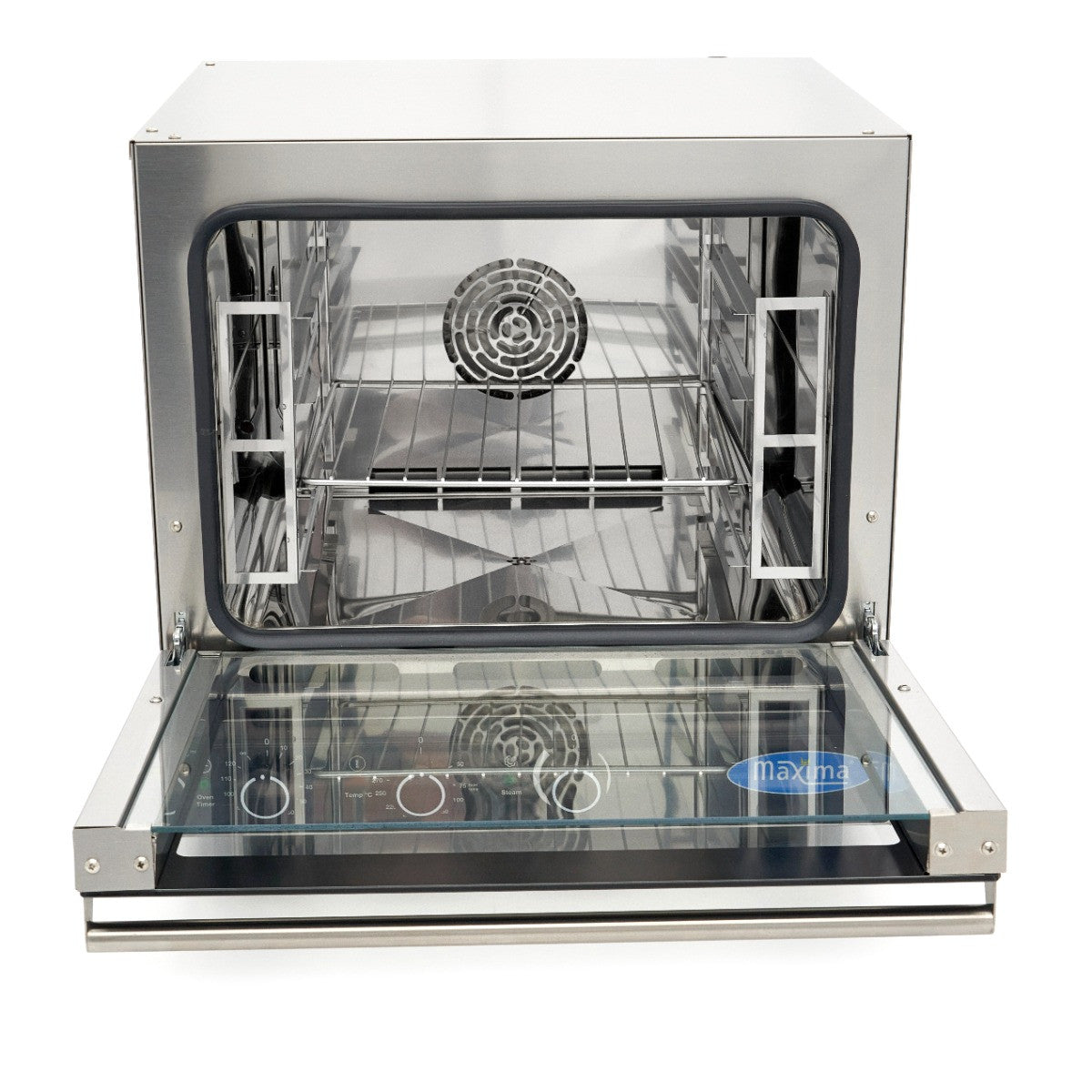 Four à vapeur combiné - 4 bacs GN 2/3 - Analogique - Ventilateur réversible 690x590x630 mm 4 L 3300 W Maxima - vue 6 - Four mixte pro CHR - Cuistéo