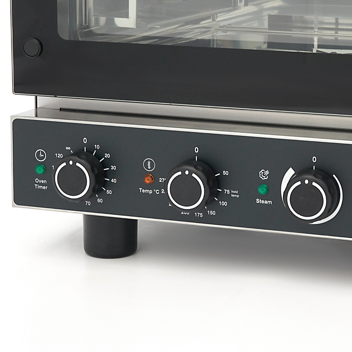 Four à vapeur combiné - 4 bacs GN 2/3 - Analogique - Ventilateur réversible 690x590x630 mm 4 L 3300 W Maxima - vue 8 - Four mixte pro CHR - Cuistéo
