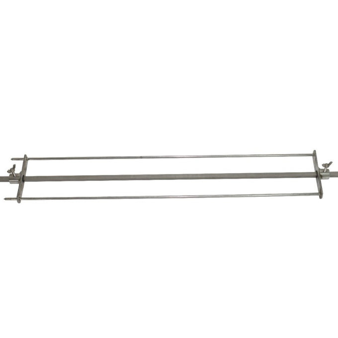 Épée brochettes avec 6 broches (4 centrales et 2 latérales avec vis) pour rôtissoire planétaire - Arilex