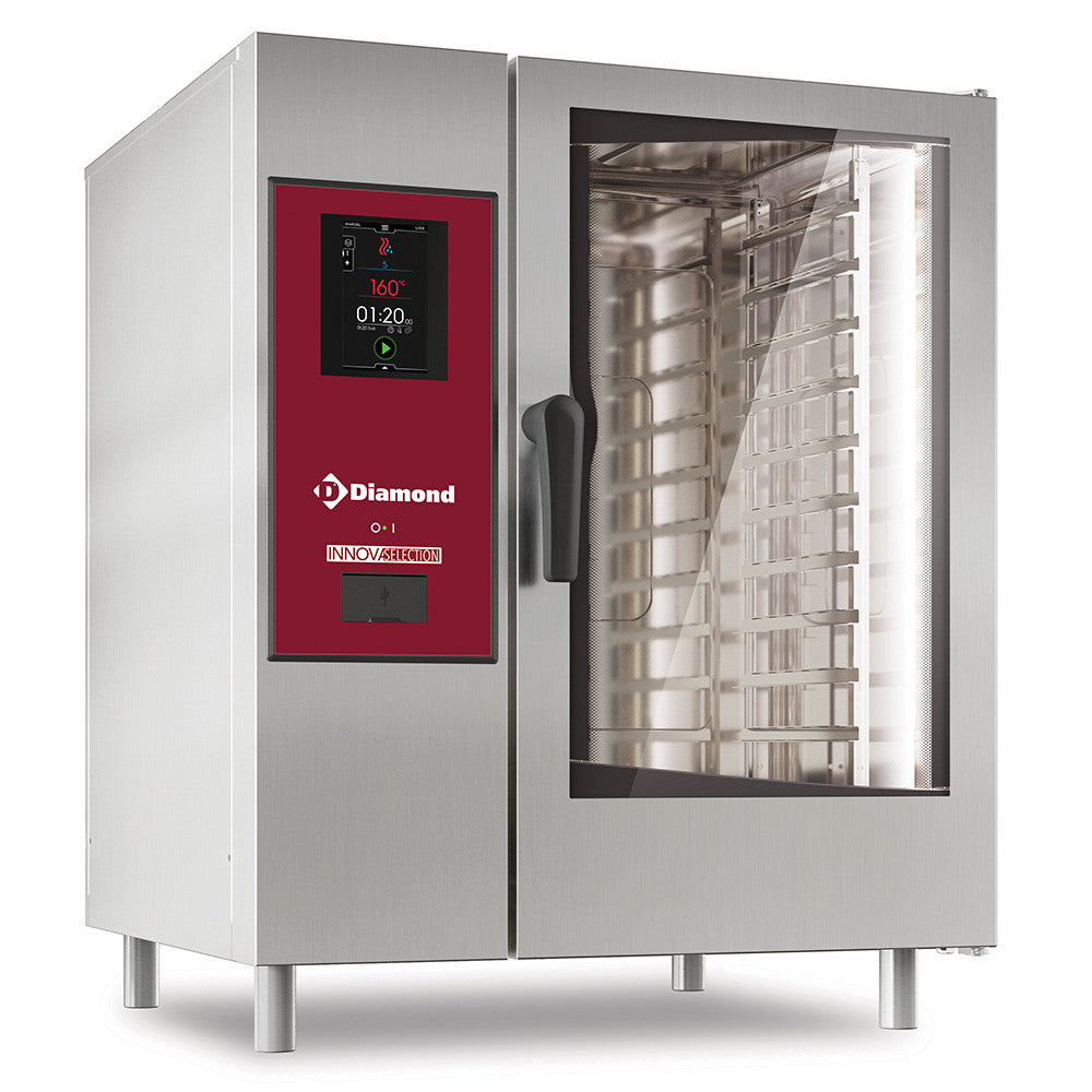 Four électrique touch vapeur directe / convection 10 x GN - Diamond