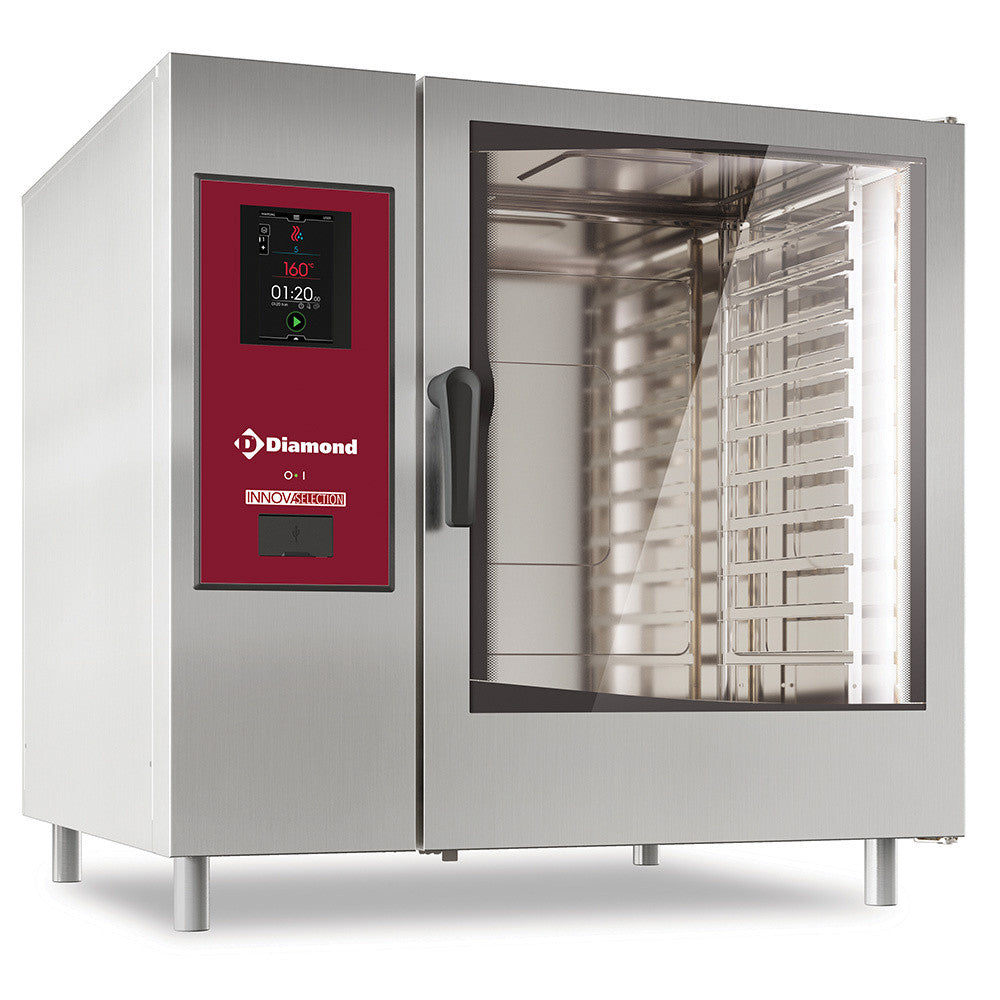 Four électrique touch vapeur directe / convection 12 x GN - Diamond