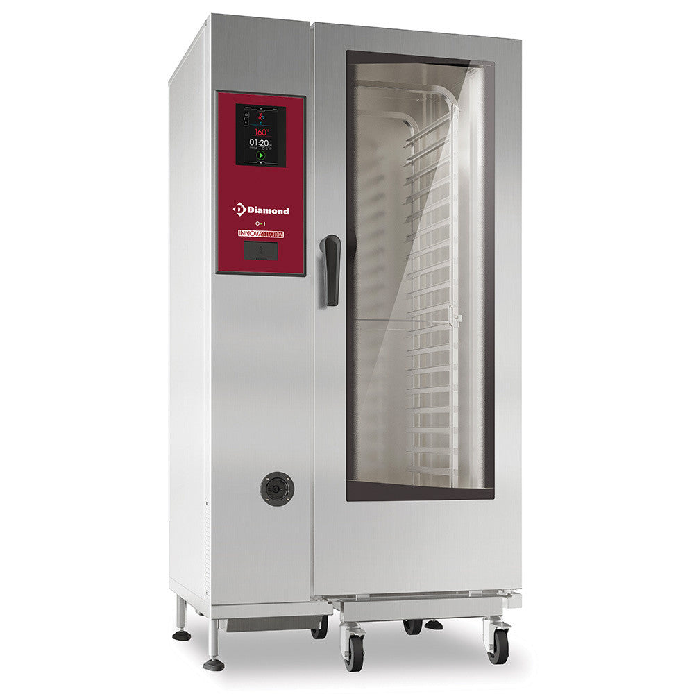 Four électrique touch vapeur directe - convection 20 x GN - Diamond