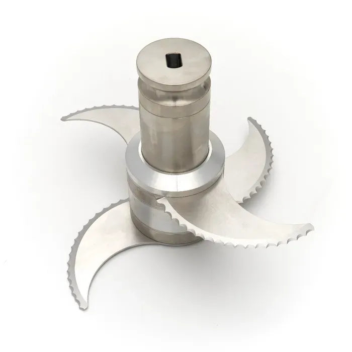 Bloc de lame pour robot culinaire 70 L - Lames dentelées 44x44x25.5 mm Maxima - Accessoire coupe-légumes professionnel CHR - matériel cuisine pro - Cuistéo