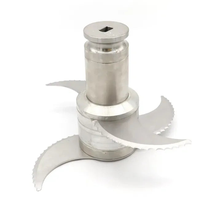 Bloc de lame pour robot culinaire 50 L - Lames dentelées 37x37x25.5 mm Maxima - Accessoire coupe-légumes professionnel CHR - matériel cuisine pro - Cuistéo
