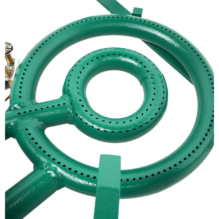 Brûleur à gaz 350 x 350 mm - Réchaud wok - Combisteel