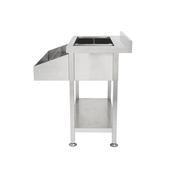 Bar à cocktails en inox 900 x 820 x 890 mm Combisteel - vue 3 - Bar Comptoir pro CHR - Cuistéo