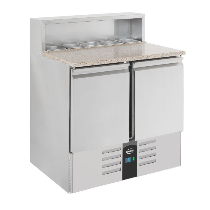 Table réfrigérée pizza 2 x GN 1/1 ou 5 x GN 1/6 - Combisteel